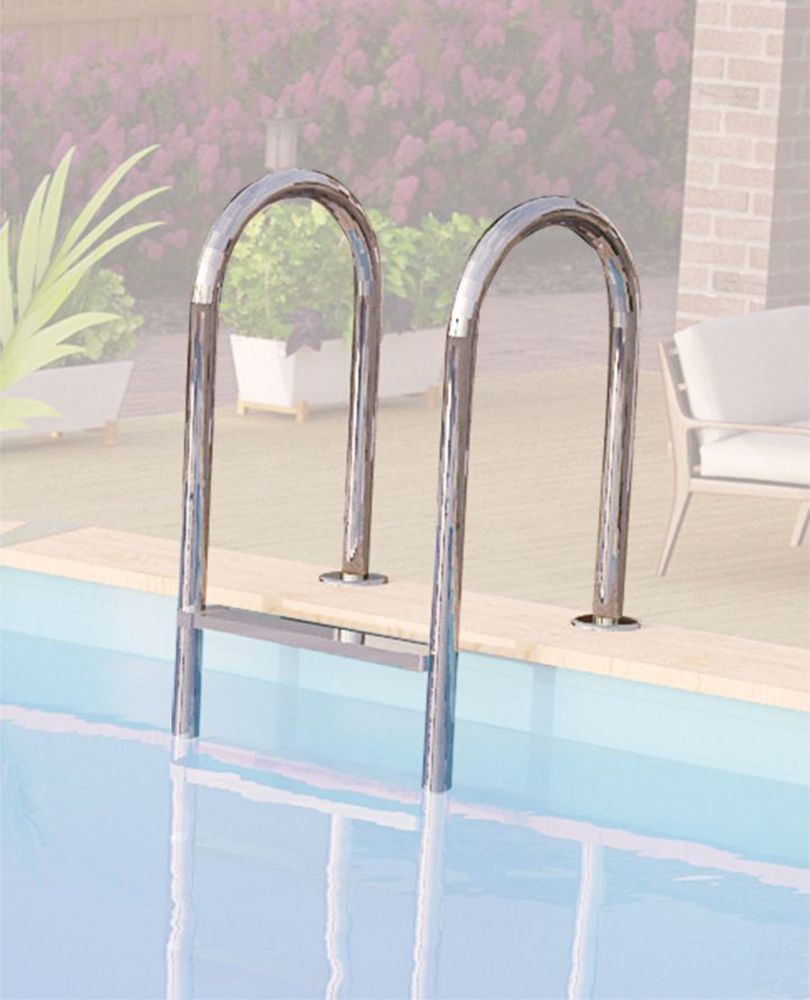 44-mm-Blockbohlenbauweise des Karibu Rechteck Pool 1 mit Nut-und-Feder-Verbindung